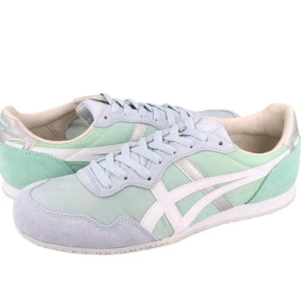 Onitsuka Tiger Serrano Gray/ Sky Blue/ White Women's 6.5/ Mens 5 / EU 37.5